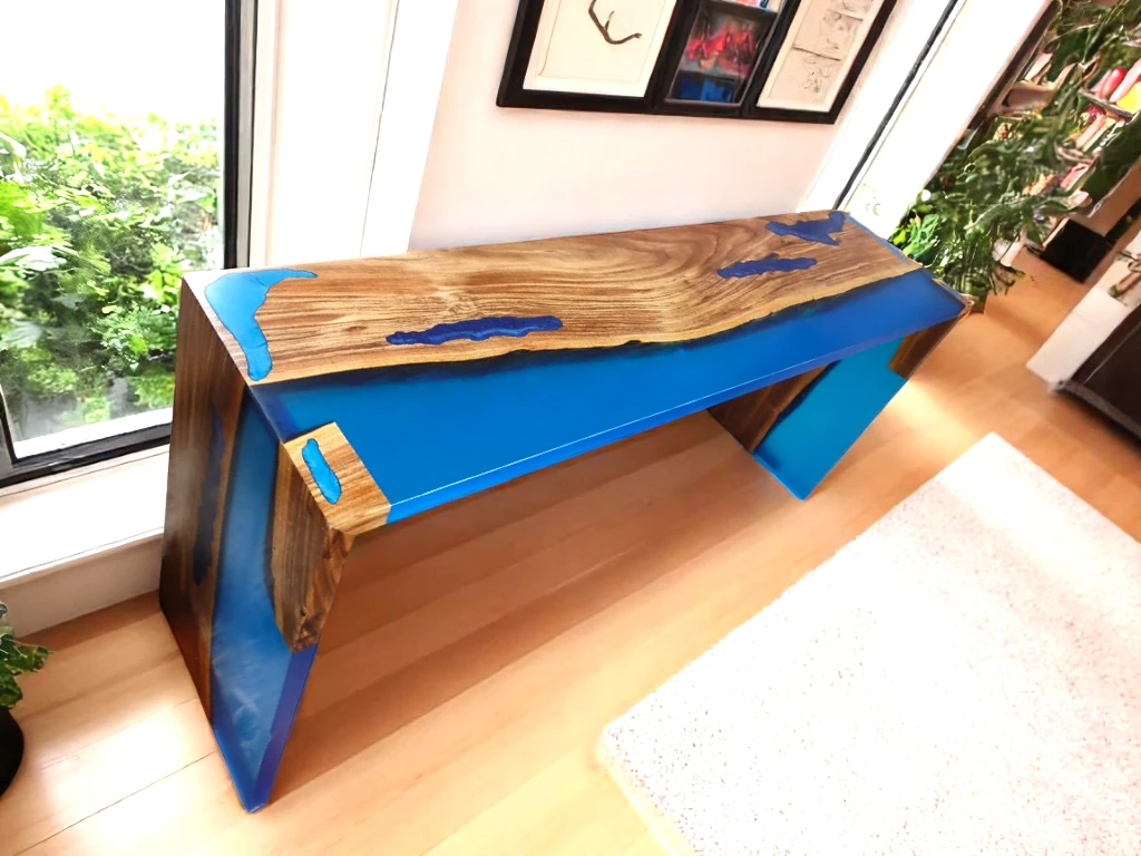 Rectangular Epoxy Restaurant Table Tops | Vedant Artisans